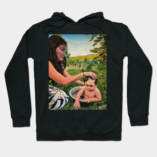 Mother and child Hoodie by gjspring